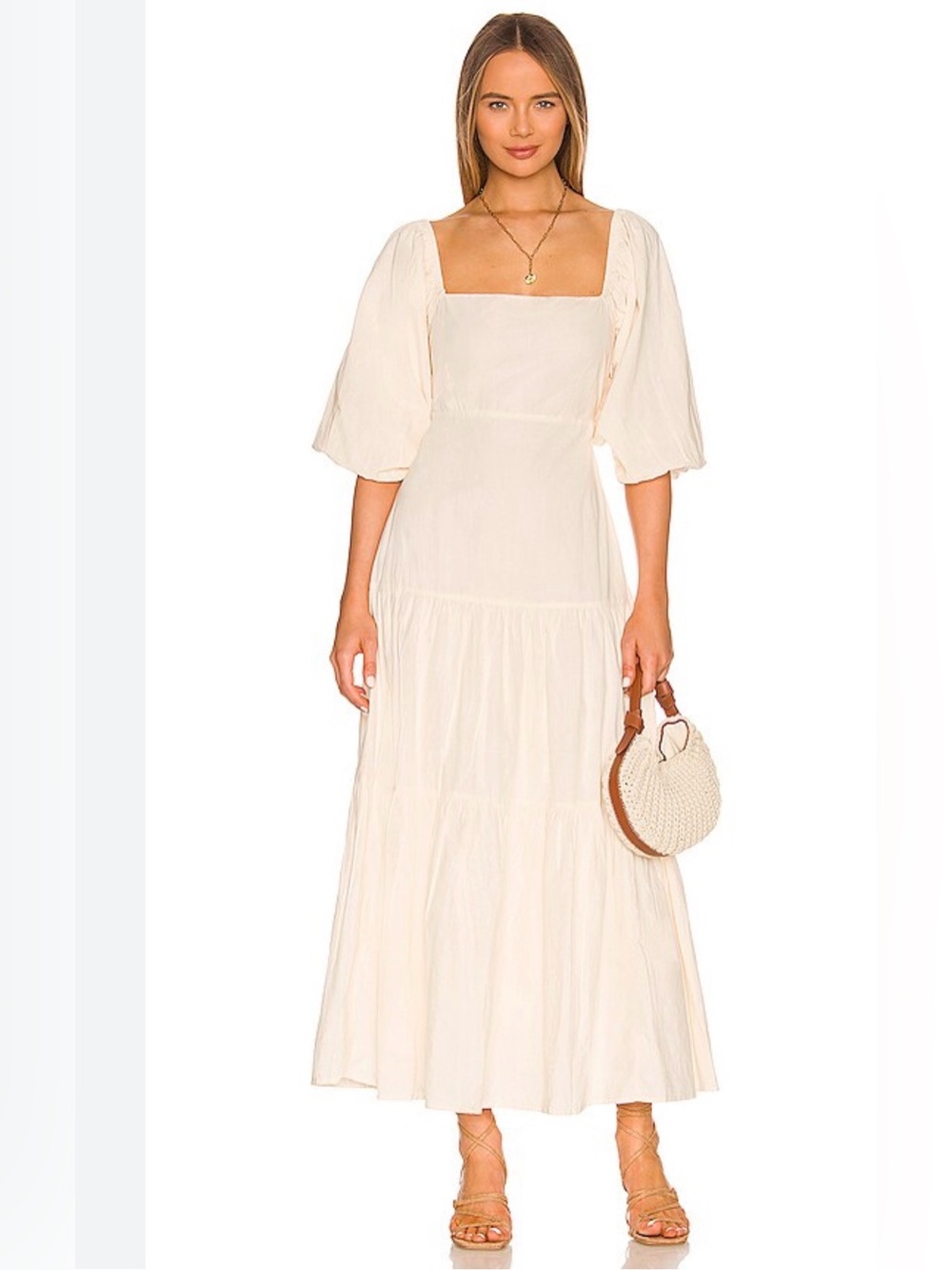 ⭐️NWT L’Space Bahia Balloon Sleeve Maxi Dress⭐️